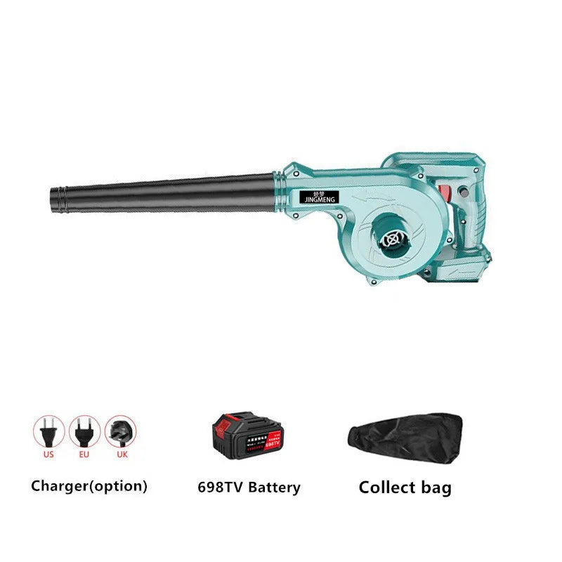 Cordless Electric Air Blower & Vacuum Cleaner for Garden & Computer Dust