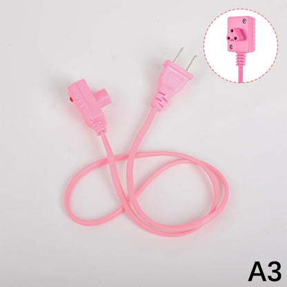 Hot Water Bottle Charging Cable Power Plug Electric Bag Hand Warmer Pocket Rechargeable Plug Outdoor Portable