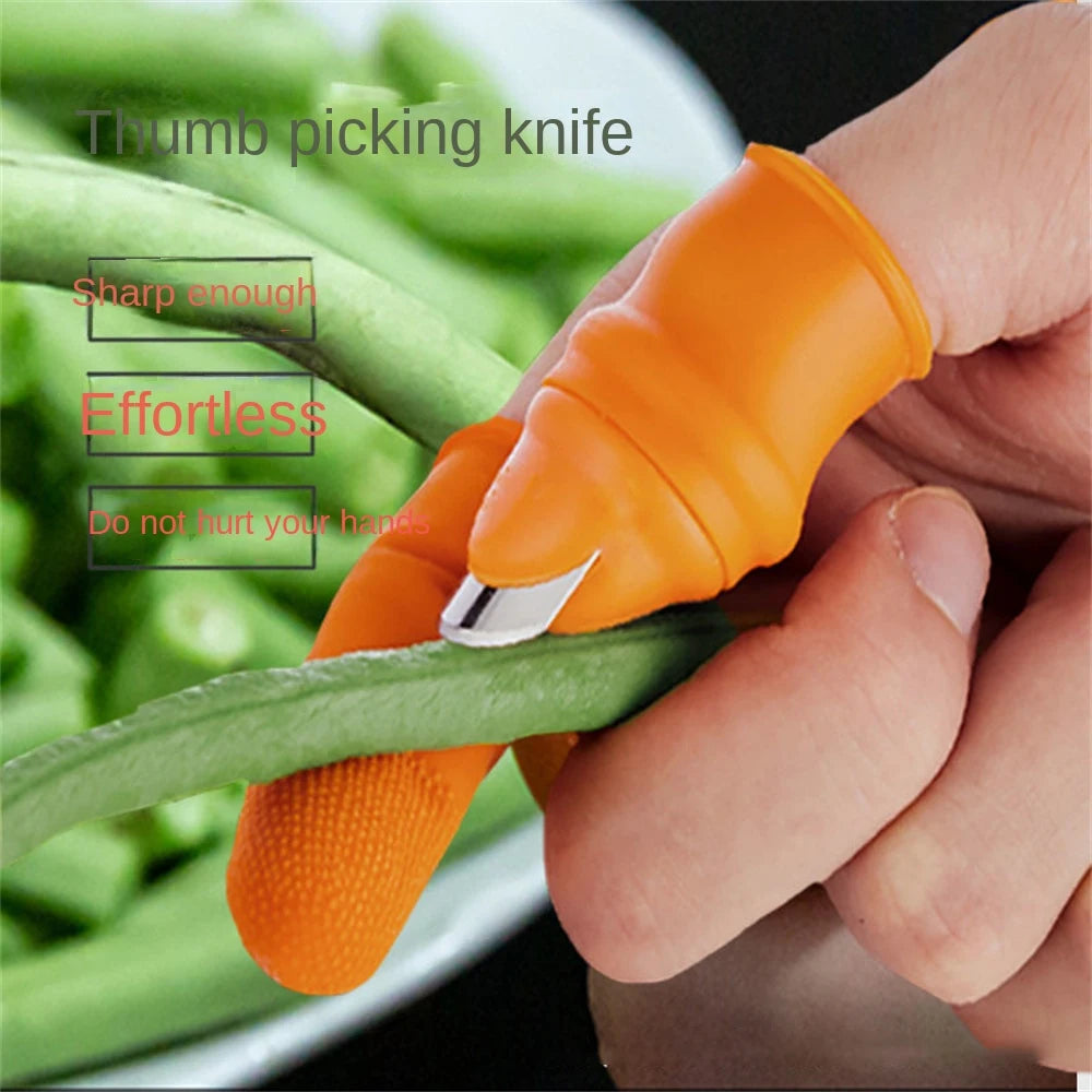 Silicone Thumb Knife Protector | Vegetable Harvesting Tool