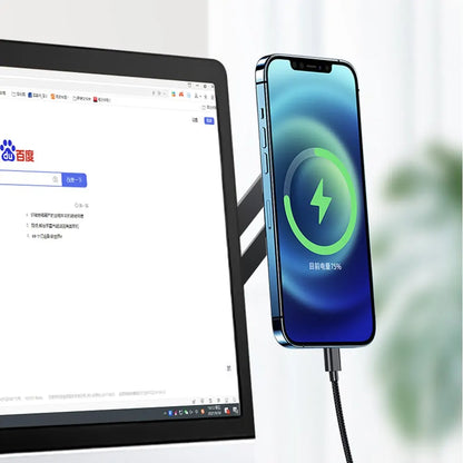 Magnetic Phone Holder for Laptop Screen | Dual-Screen Mount for any phone