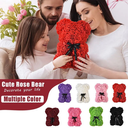 Rose Bear Artificial Foam Teddy Bear Valentine's Gift