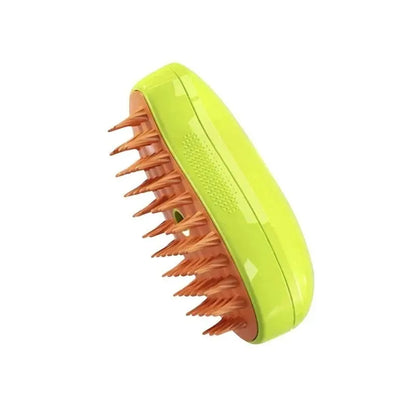 3-in-1 Pet Steam Brush – Spray, Massage & Hair Removal Comb