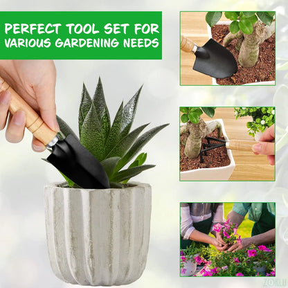 Mini Garden Tools for Plants, Cactus & Vegetables Digging