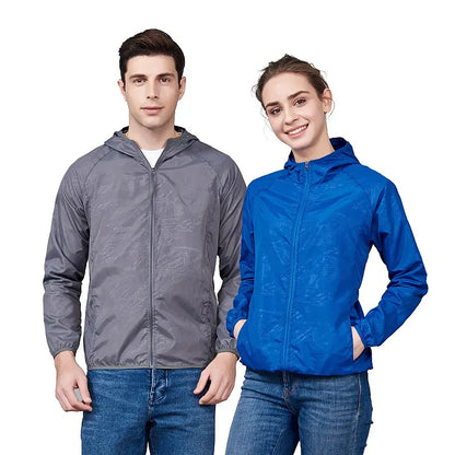 Unisex Waterproof Hiking Jacket - Quick Dry Outdoor Coat