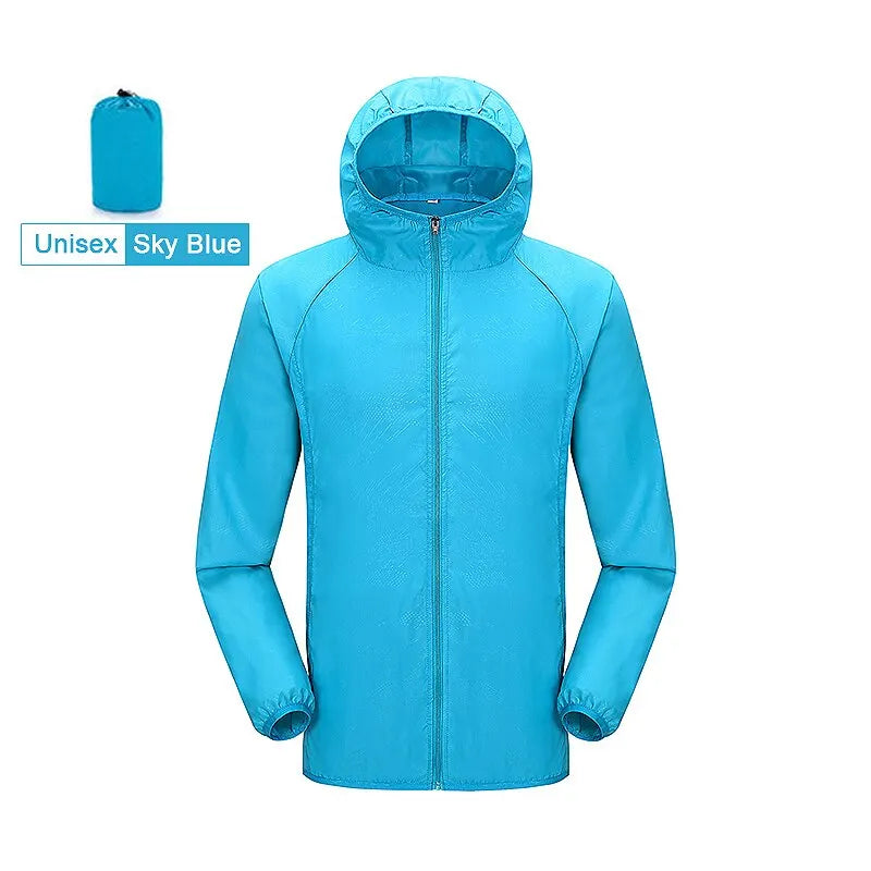 Unisex Waterproof Hiking Jacket - Quick Dry Outdoor Coat