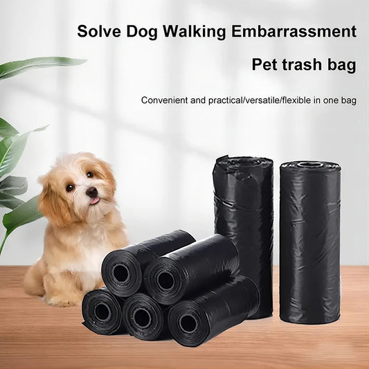 Pet Garbage Bag Dog Poop Bag Garbage Bags Cleaning WasteDisposable Trash Pouch Portable Bag 10 Rolls 1 Pack