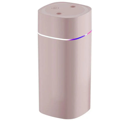 600ML Air Humidifier Double Spray Port Essential Oil Aromatherapy Humidifier Mute Atomizer Colorful Lights For Home Office