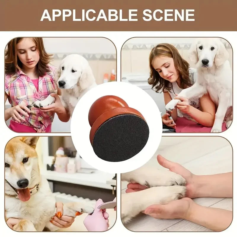 Wooden Dog Nail File – Manual Scratching Board for Puppy Nail Care