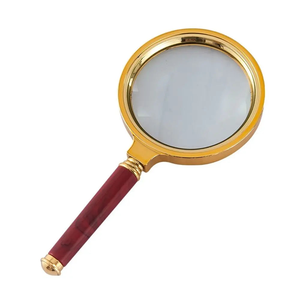 10 X Portable Handle Handheld Magnifying Glass Magnifier High-Magnification High-Definition for Jewelry Loupe 70/80/90/100mm