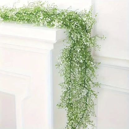 Artificial Baby's Breath Flower Vine Wedding Decoration 175cm