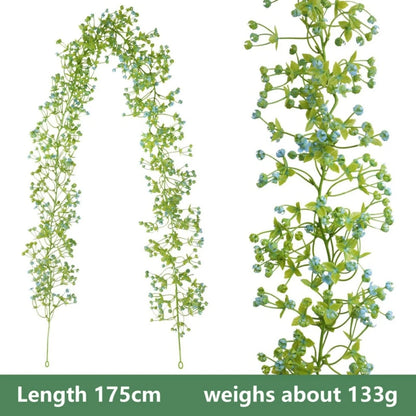 Artificial Baby's Breath Flower Vine Wedding Decoration 175cm