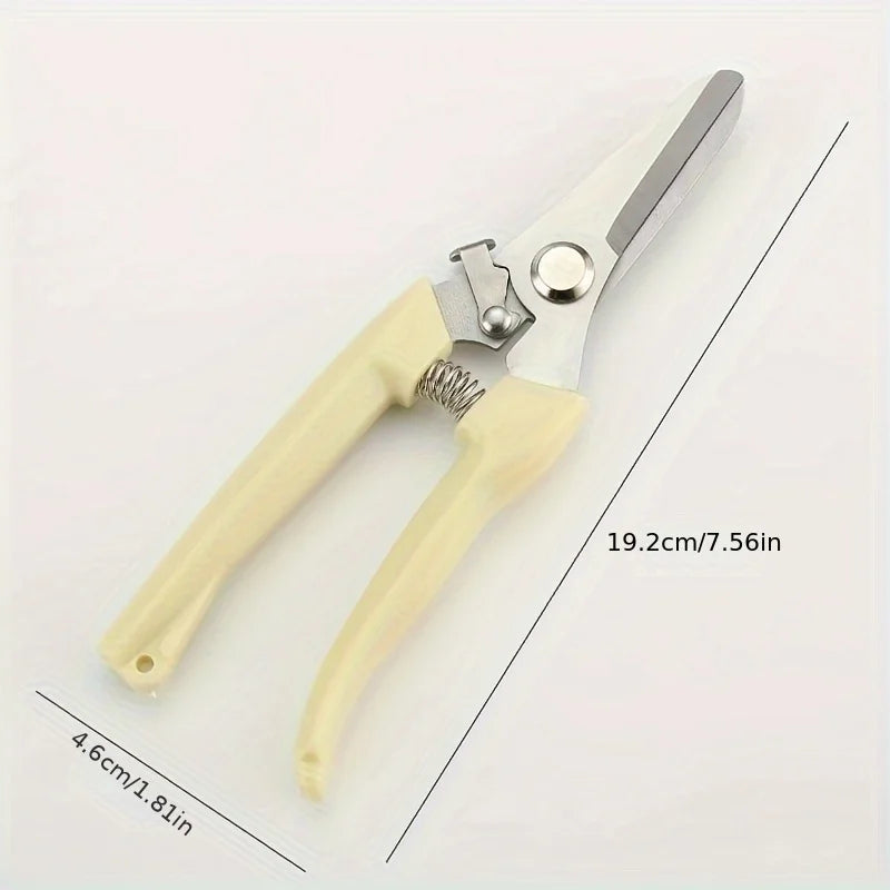 1/2pcs Garden Pruning Scissors Stainless Hand Tools Bonsai For Gardening Pruning Shear Scissor For Grafting Gardening Scissors