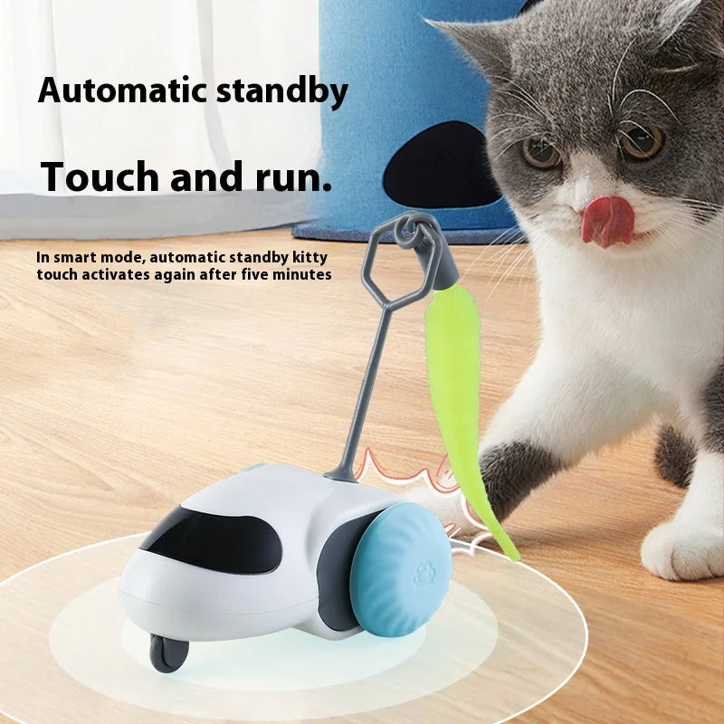 Remote Control Cat Toy – USB Charging Self-Moving Teasing Stick