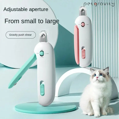 Adjustable Hole Pet Nail Trimmer – Cat & Dog Nail Clippers