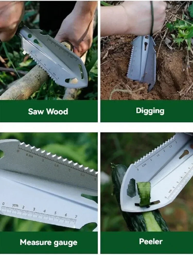 Multifunctional Portable Shovel | Camping, Hiking & Survival Tool