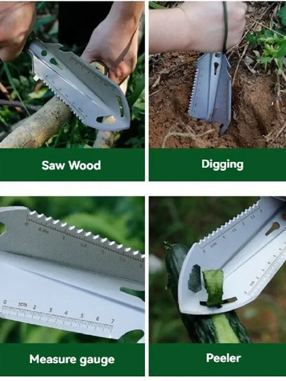 Multifunctional Portable Shovel | Camping, Hiking & Survival Tool