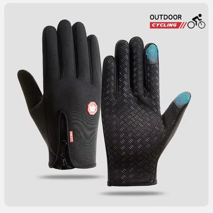 Men's Winter Cycling Gloves Touchscreen Waterproof Thermal Non-Slip