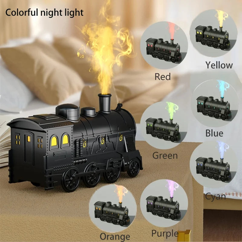 Train Air Humidifier With Remote Control Essential Oil Aroma Difusor Ultrasonic Aromatherapy Diffusers Mist Maker Fragrance