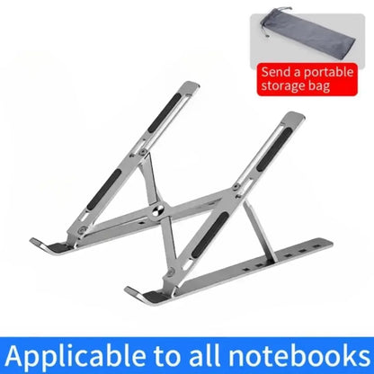 Portable Aluminum Laptop Stand for MacBook Air/Pro & PC | Foldable Ergonomic Design