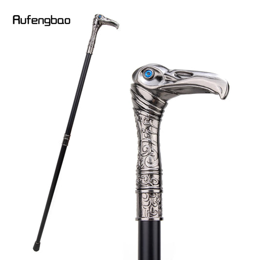 Eagle Head Luxury Walking Stick Decorative Walking Cane Elegant Fashion Cane Cosplay Alloy Crosier Vintage Walking Stick 93cm