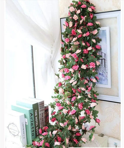 Artificial Rose Garland | Wedding  Home wall Decor