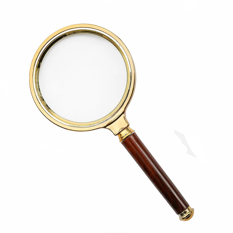 Handheld High-Definition Old Magnifying Glass  Handheld Children's Magnifying Glass Reading for The Elderly for People