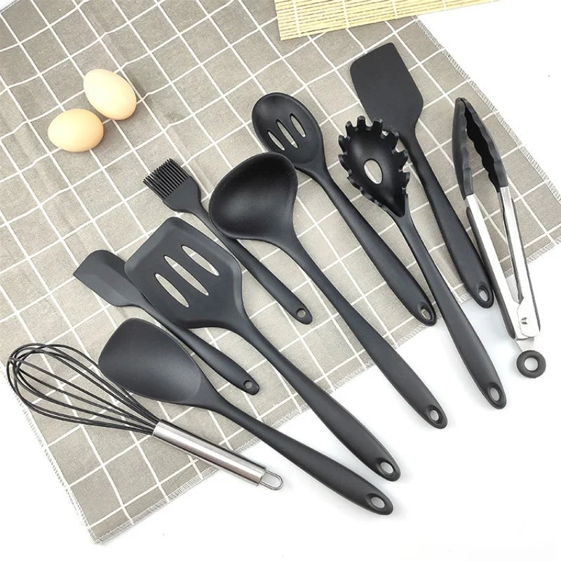 Silicone Cookware Set – Shovel, Spoon, Scraper for Kitchen & Baking