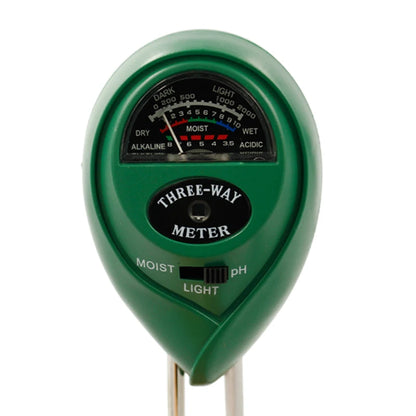 3-in-1 Soil Tester | Moisture, Light, pH Meter for Gardens