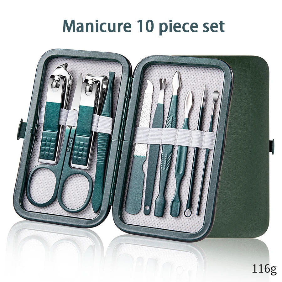 7-18 Pcs Manicure Set | Stainless Steel Nail Care Tools