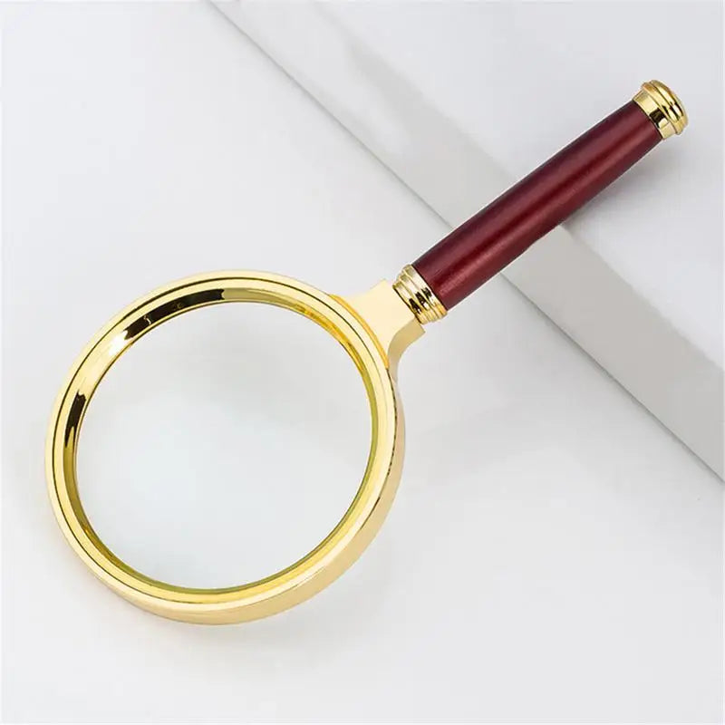 10 X Portable Handle Handheld Magnifying Glass Magnifier High-Magnification High-Definition for Jewelry Loupe 60mm mm