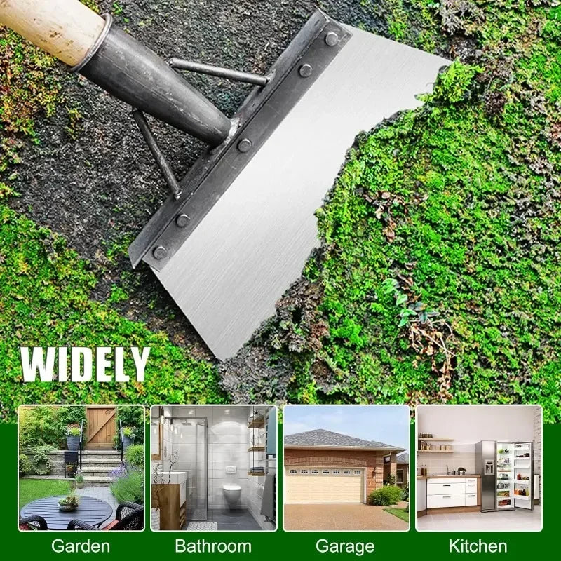 Multifunctional Weeding Shovel 20/23/25cm Manganese Steel Outdoor Moss Cleaning Shovel Snow Shovel Home Farm Garden Weeding Tool