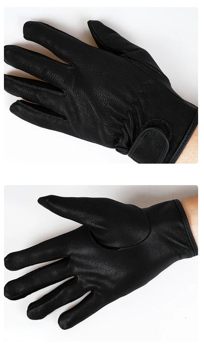 Men's Tough Grip Leather Work Gloves | Utility & Gardening