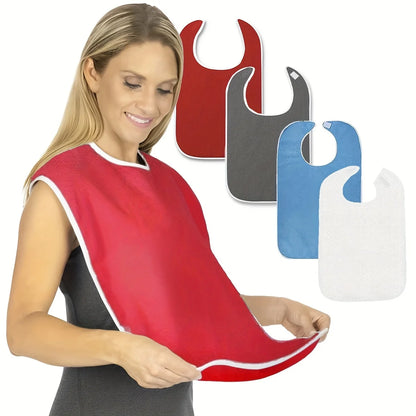 Stain Resistant Adult Bib for Men & Women - Seniors Diet