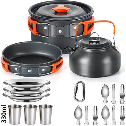 Portable Camping Cookware Set | Outdoor Picnic Teapot