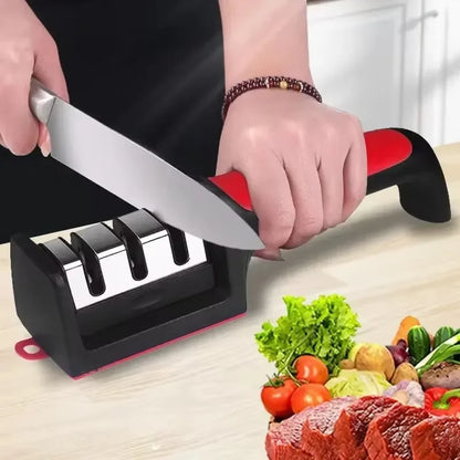 Multifunctional Knife Sharpener | Fast Sharpening for Kitchen & Scissors