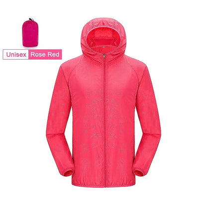 Unisex Waterproof Hiking Jacket - Quick Dry Outdoor Coat