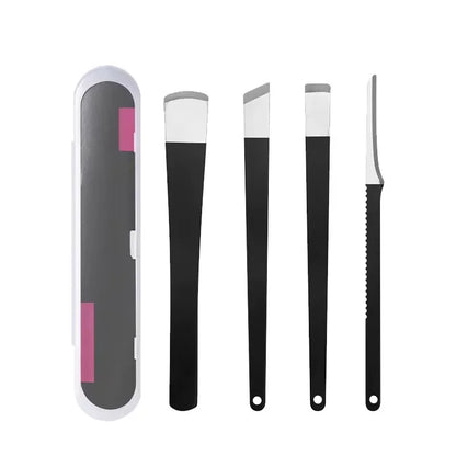 4/5/6/9pcs Pedicure Knife Set Of Callus Nail Trimming Tools To Remove Dead Skin Scraper Home Repair Foot Nail Groove Artifacts