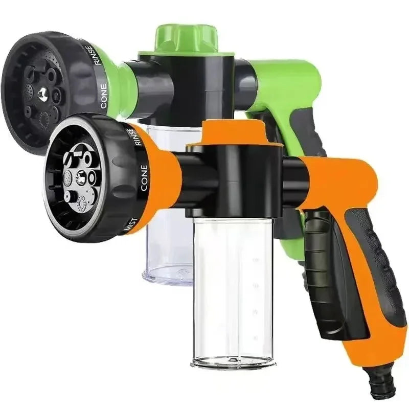 High-Pressure Foam Lance Water Gun – 3 Nozzle Car & Garden Cleaner