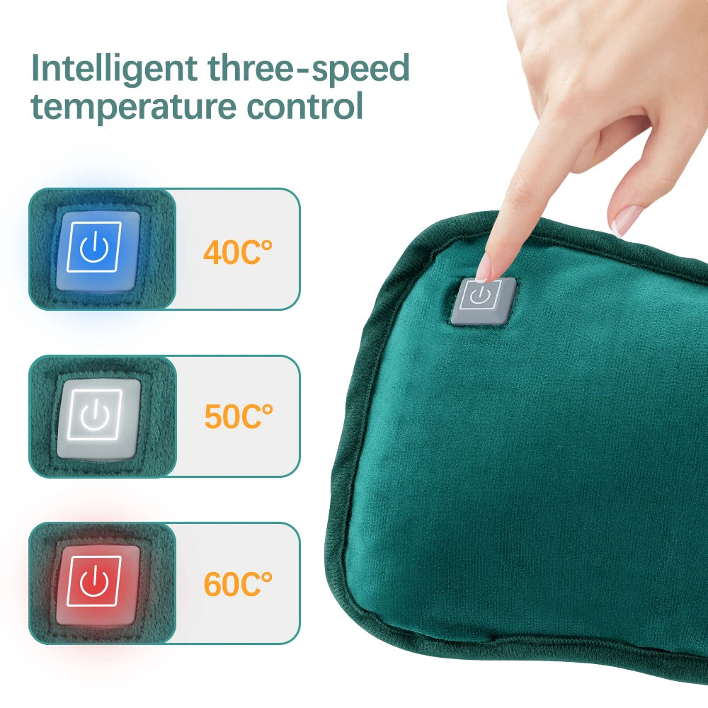 Hand Warmer Heat Pack Cute Rechargeable Electric Hot Water Bag Safety Reusable Hot Water Bottle Handwarmer Warmer Hot Water Bag