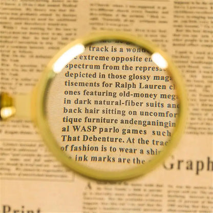 10 X Portable Handle Handheld Magnifying Glass Magnifier High-Magnification High-Definition for Jewelry Loupe 60mm mm