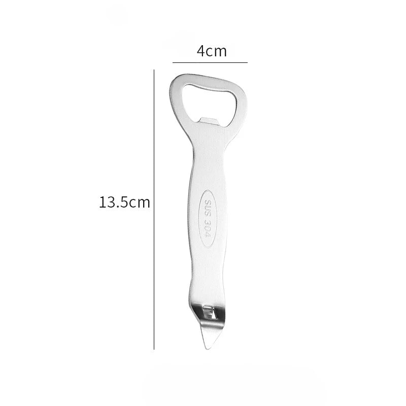 Stainless Steel Beer Bottle Opener, Metal Medicine Oral Liquid Bottle Opener, Multifunction Opener, Kitchen Tool Gadgets