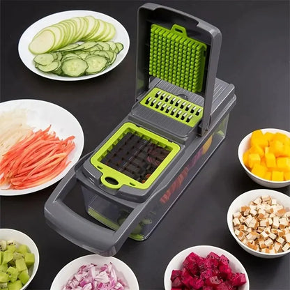 16-Piece Vegetable Chopper Set | Multi-Functional food and vegetable cutter