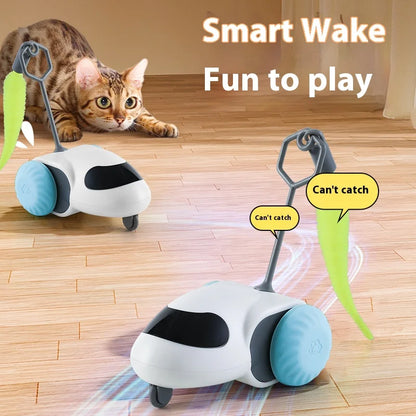 Remote Control Cat Toy – USB Charging Self-Moving Teasing Stick