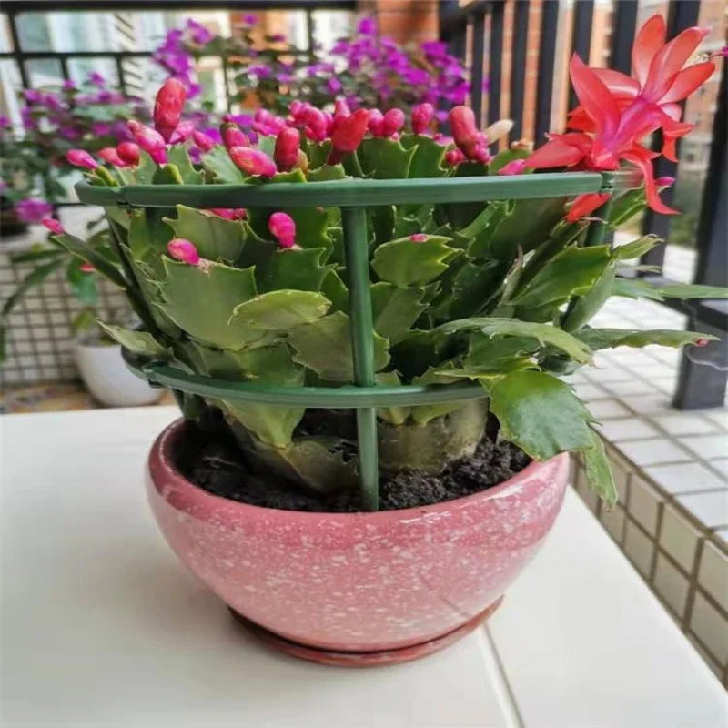 12Pcs/Set Plastic Plant Support Pile Stand for Flowers Greenhouse Arrangement Rod Holder Orchard Garden Bonsai Tool