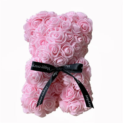 Rose Bear Artificial Foam Teddy Bear Valentine's Gift