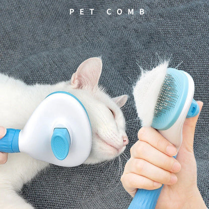 Stainless Steel Pet Comb for Long Hair Dogs & Cats – Grooming Essential