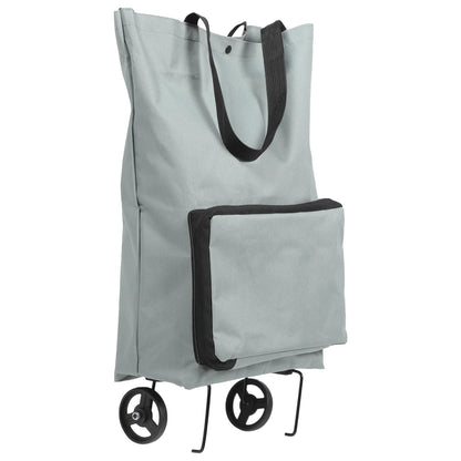 Portable Grocery Tug Bag with Wheels & PVC Tote