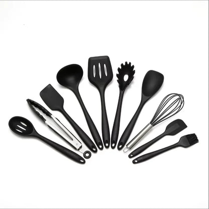 Silicone Cookware Set – Shovel, Spoon, Scraper for Kitchen & Baking