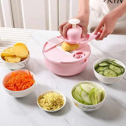 9-in-1 Vegetable Cutter | Multi-functional Grater & Shredder