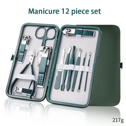 7-18 Pcs Manicure Set | Stainless Steel Nail Care Tools